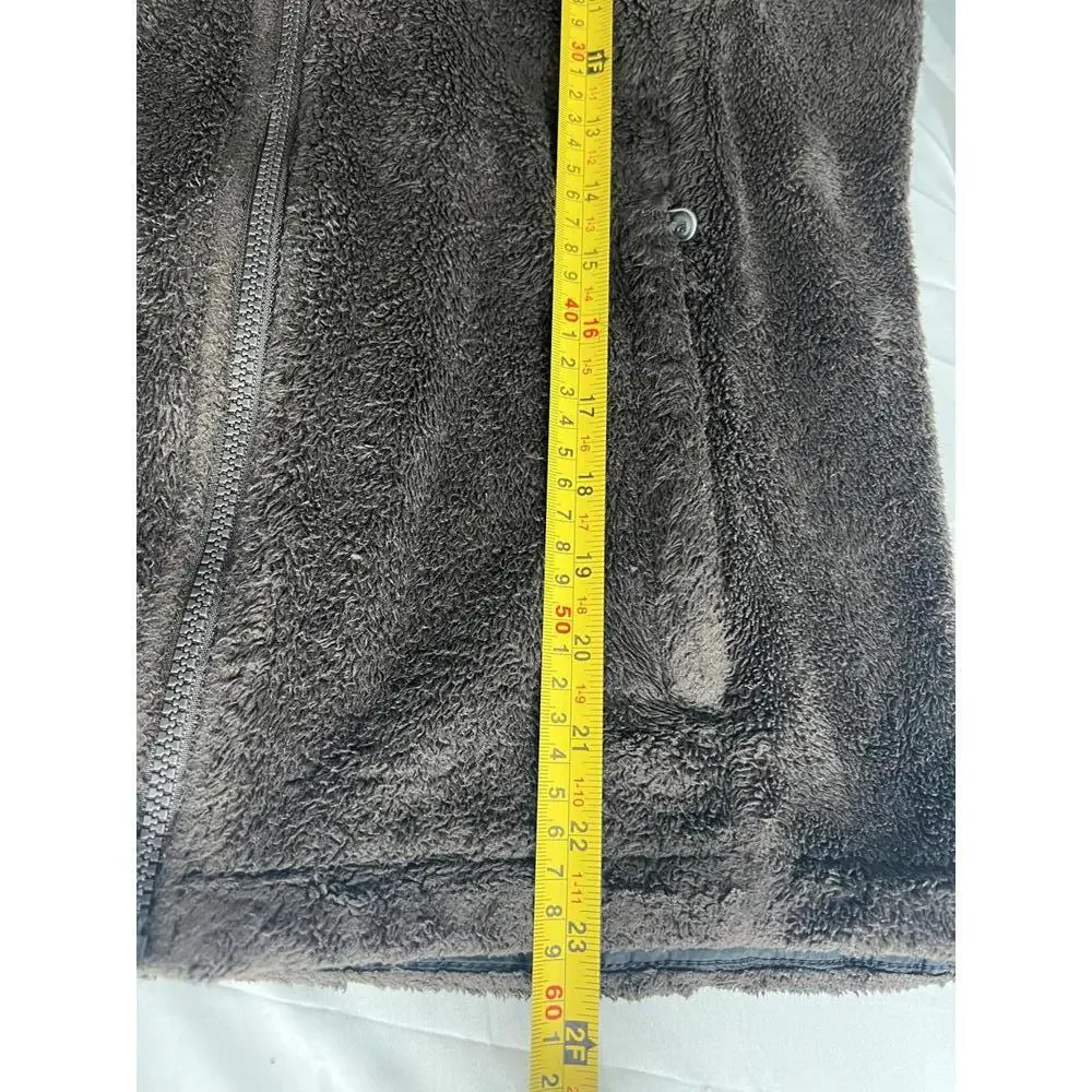 The North Face Women's Fleece Jacket Brown Full Zip‎ Soft Warm Medium